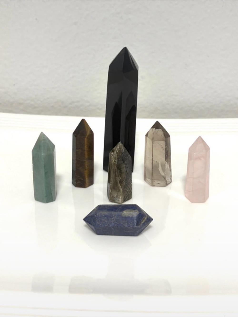 Semi-Precious Stones Crystal Points Set (7)